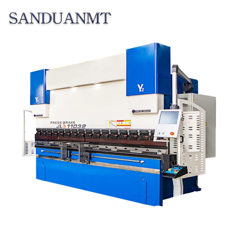 
factory 110T Small hydraulic press brake bending machine with CNC controller for metal plate 