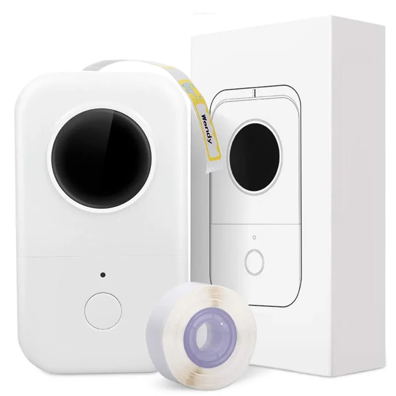 
Wireless Thermal Label Printer Portable Label Maker Machine Barcode Printer for iPhone and Android Phones 