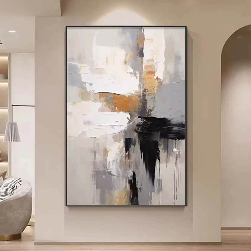 Handmade Picture Wall Art Paintings Handpainted Oil Painting On Canvas Large Handmade Wall Art Modern Home Decoration