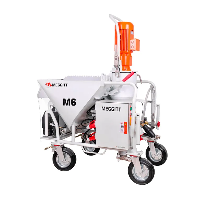 Платровый аппарат Maquina De Enyesado с CE M6 Germany Tec гипсовый насос умная Штукатурная распылительная машина Станция распылительный