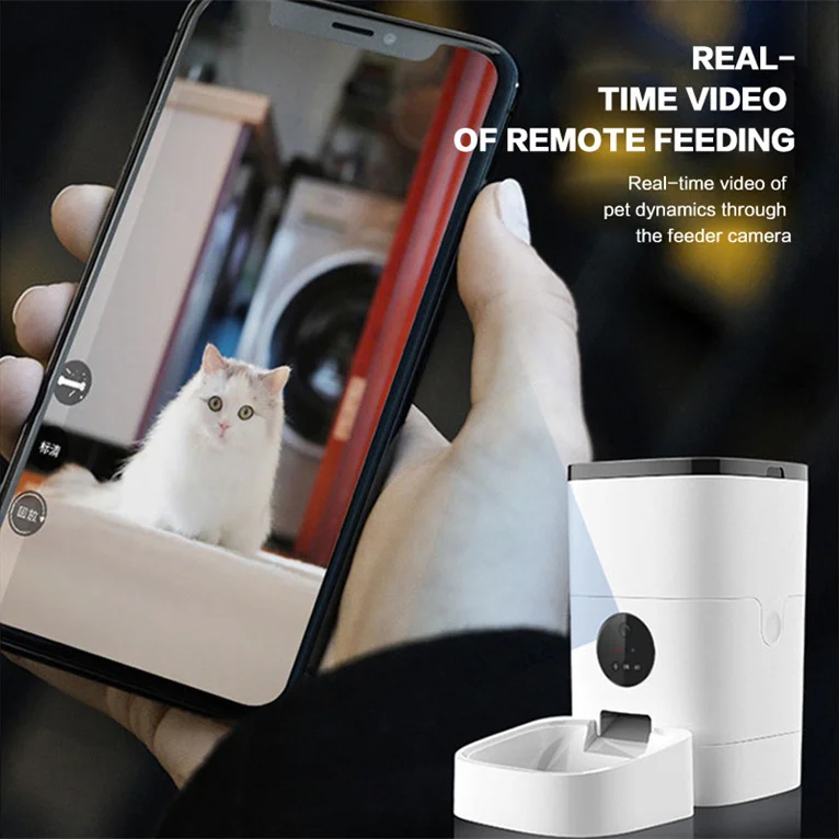 Cheap Price App Controlled Smart Pet Cat Dog Feeder For Family
