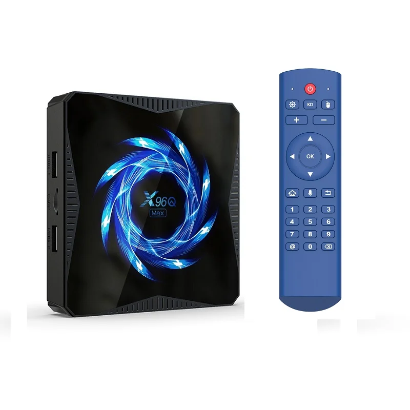 X96Q Max Android 10.0 4GB RAM 32GB/64GB ROM Allwinner H616 2.4G 5G Dual Wifi 1000M Ethernet Android TV Box Smart IPTV Box