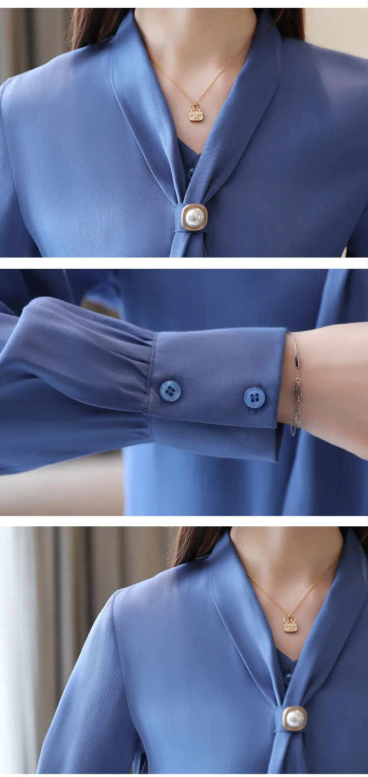 Hot Sale Loose Women Ladies Office Shirts Clothes Elegant Fashion Casual Shirts Blouse