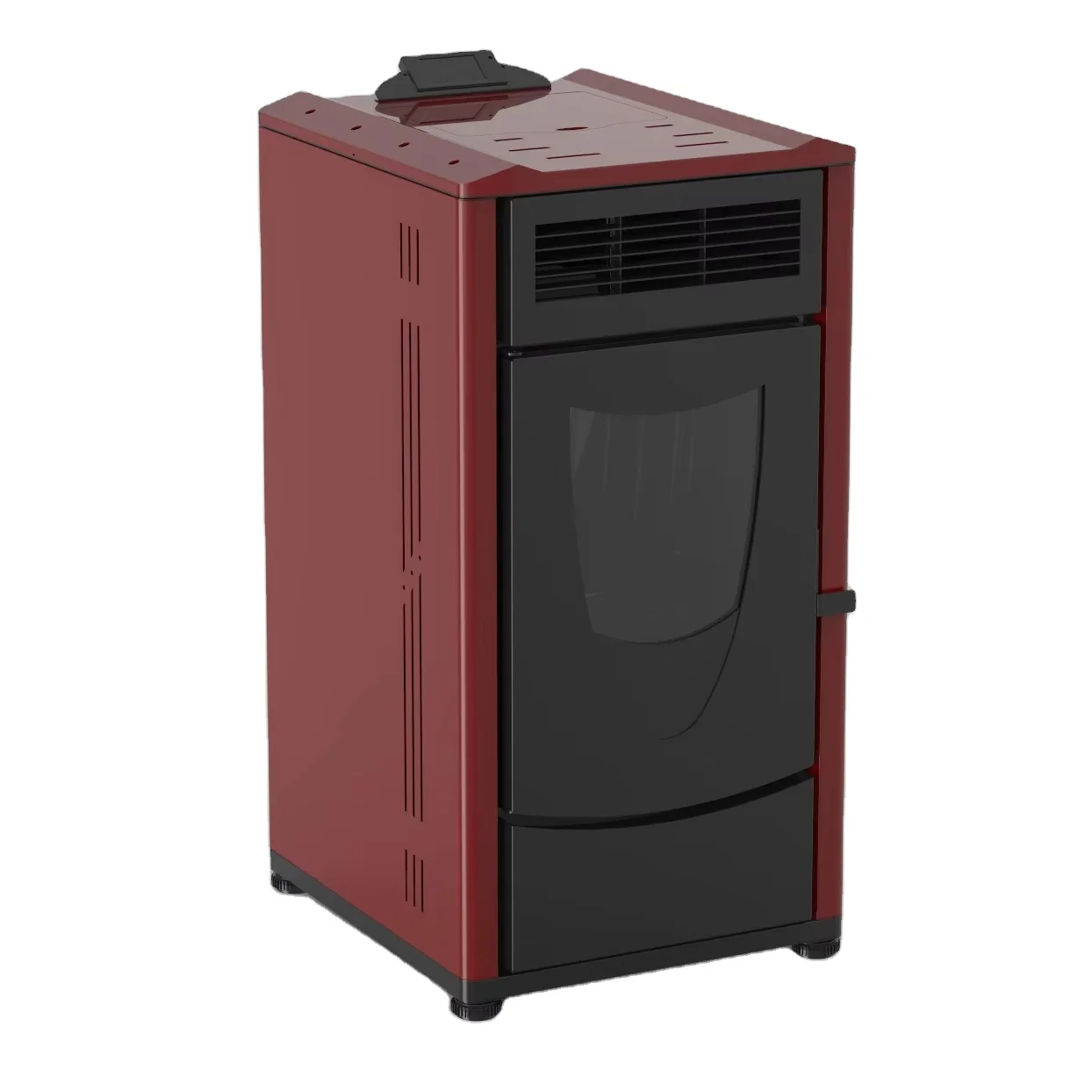 Chinese factory supply 10kw air heating pellet stove with high efficiency