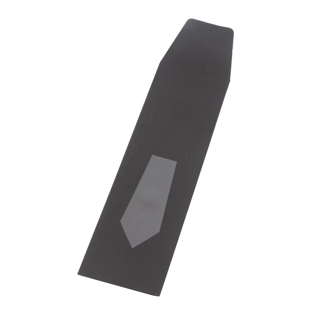 Hot selling wholesale stock necktie packaging envelope paper jam silk tie envelope custom logo neck tie envelope