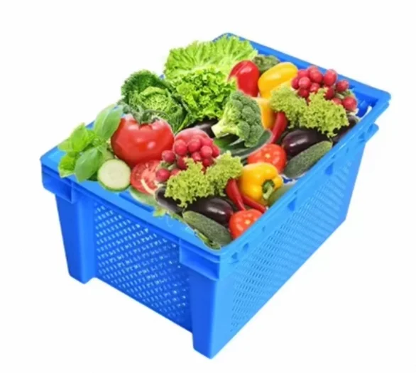 High Quality Foldable and Collapsible PP Mesh Plastic Crate Vegetable Storage Basket