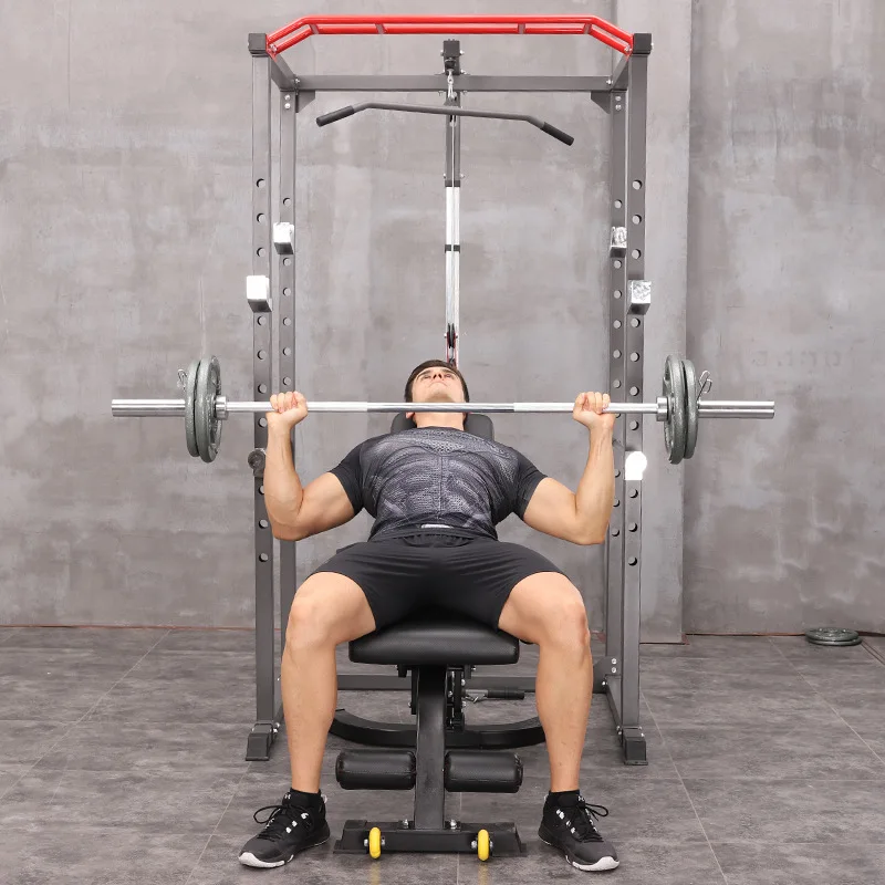 Hot selling fitness gym exercise equipment smith multifunction squat rack power cage