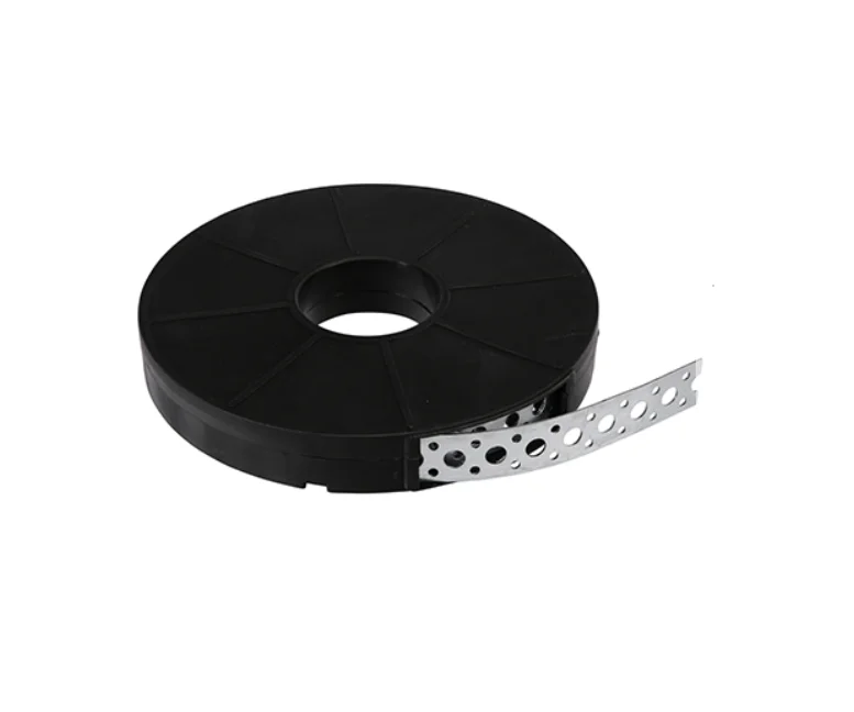 MasterACCT 30FT Perforated Straight Edge Galvanized Strap Fixing Band Pipe Hanging Clip Multiple Holes Metal Tube Clamp
