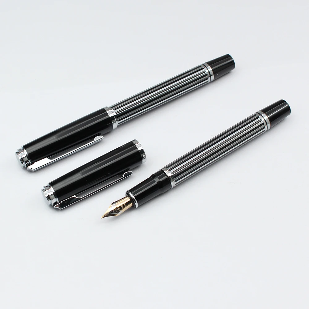 Design High Quality Custom Logo Luxury Fountain pen Iridium Point Germany Metal Fountain Pens Kit
