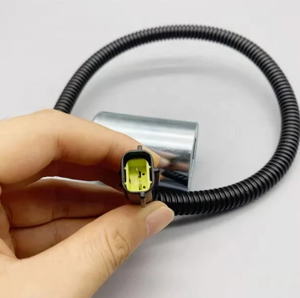 Части экскаватора электромагнитный клапан Doosan Daewoo DH55 DH60-5/7 катушка поворотного электромагнитного клапана 12 В 24 пилотного
