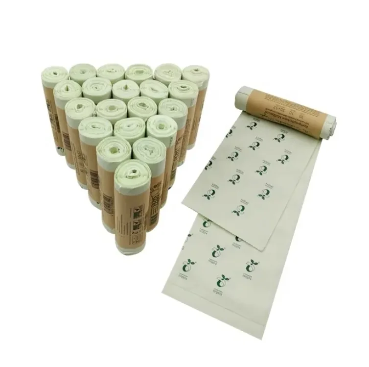 Оптовая продажа одноразовые компостируемые биоразлагаемые пакеты для мусора 13 32 галлона Кухонных Отходов