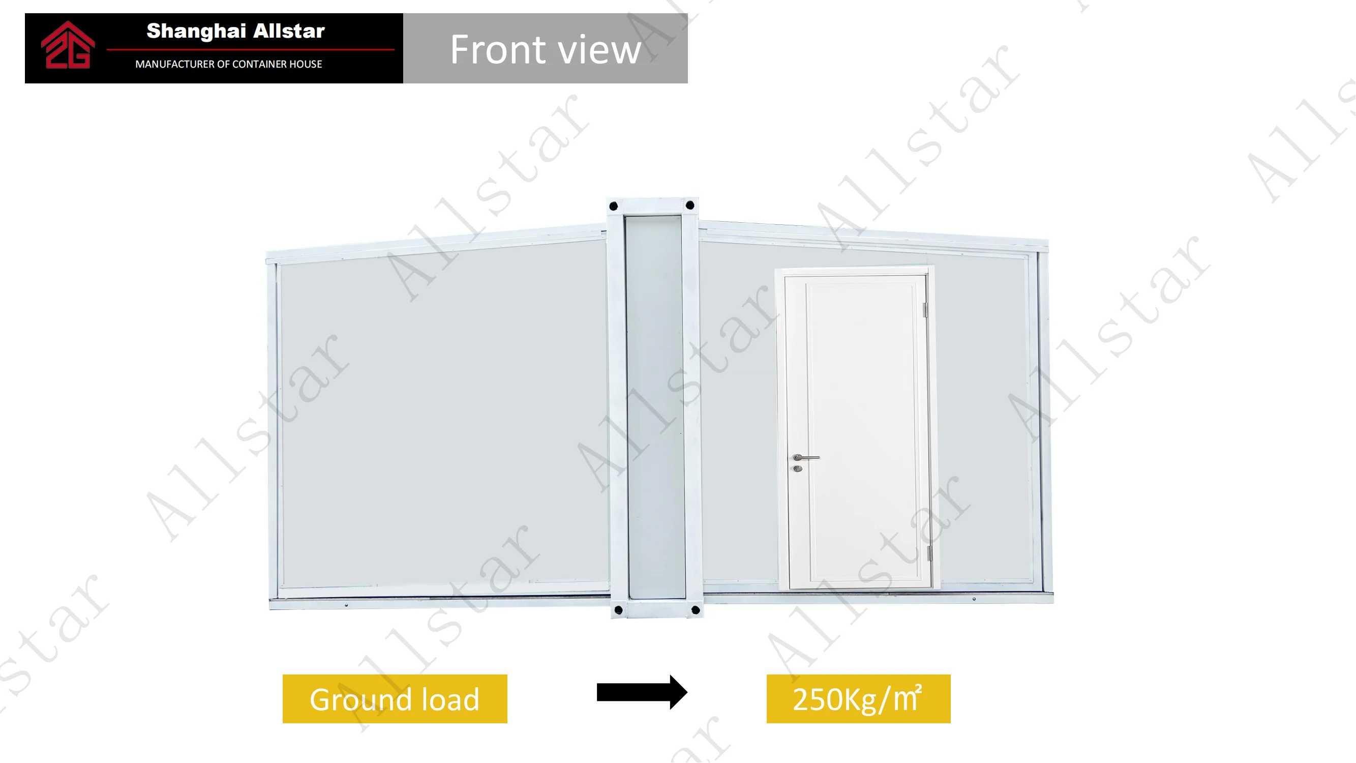 Prefabricated 39 M2 Modular House 2 Bedrooms Prefab Foldable Container Smart Homes Expandable Container House Customized Allstar