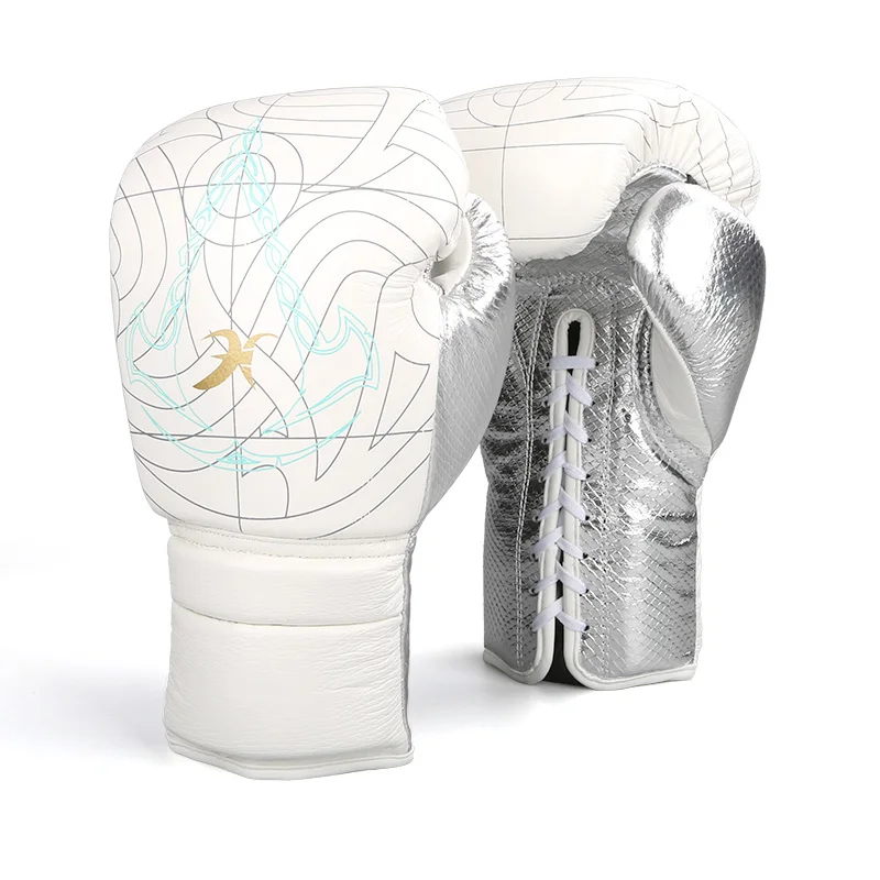 Guantes De Boxeo De Cuero Professional High Quality Custom Boxing Glove leather