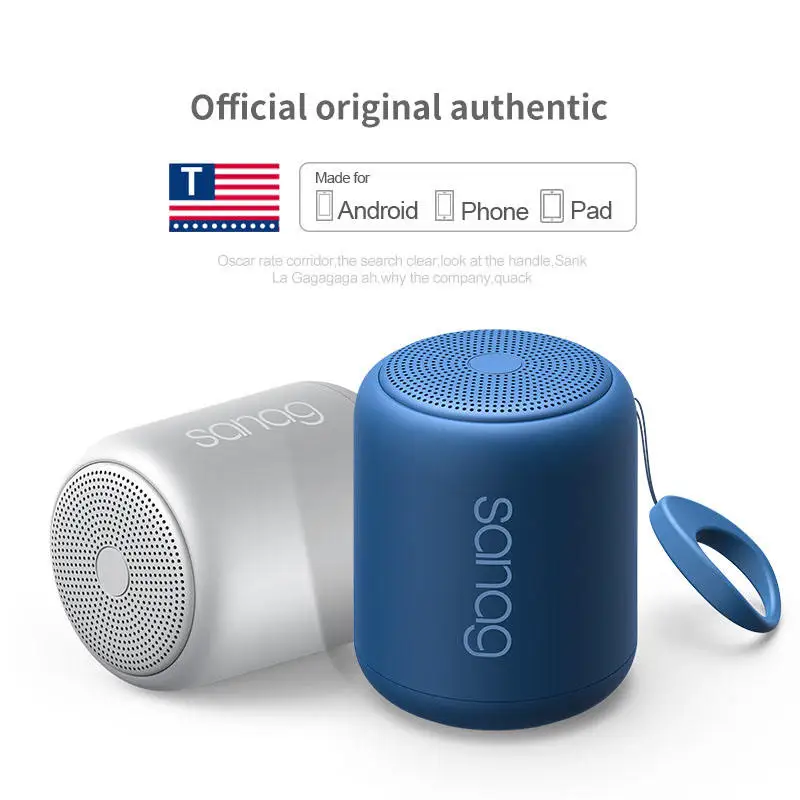 Factory Direct Sale Sanag X6s 1200mAh 3D Stereo Surround Sound TF Card Bluetooth BT Wireless Mini Portable Speaker