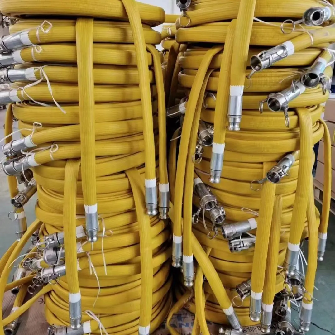 China Pipe Contennecting Compressor and Drill  Rig Made in China PVC 1.5 Inch* 20 Meter for Drilling Rig and Compressor Air Hose