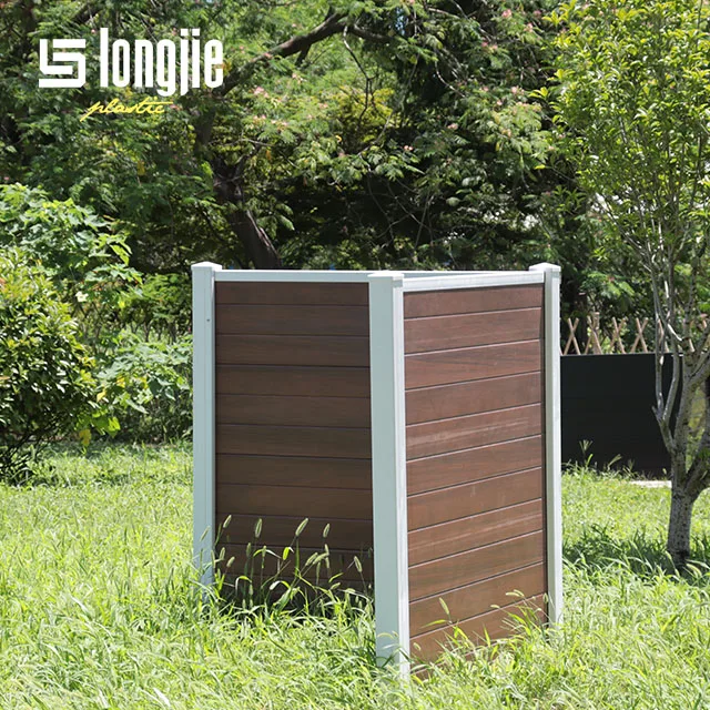 4 ft. x 4 ft. Premium White Vinyl Privacy Fence Panel Screen Enclosure