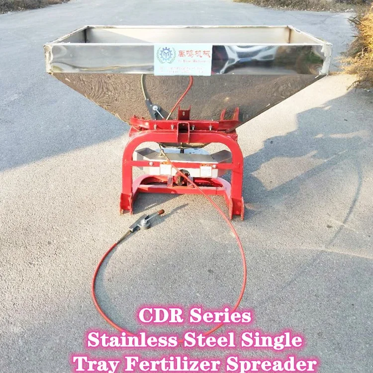 2021 new agricultural fertilizer spreader stainless steel single disc spreader manure spreader on sale