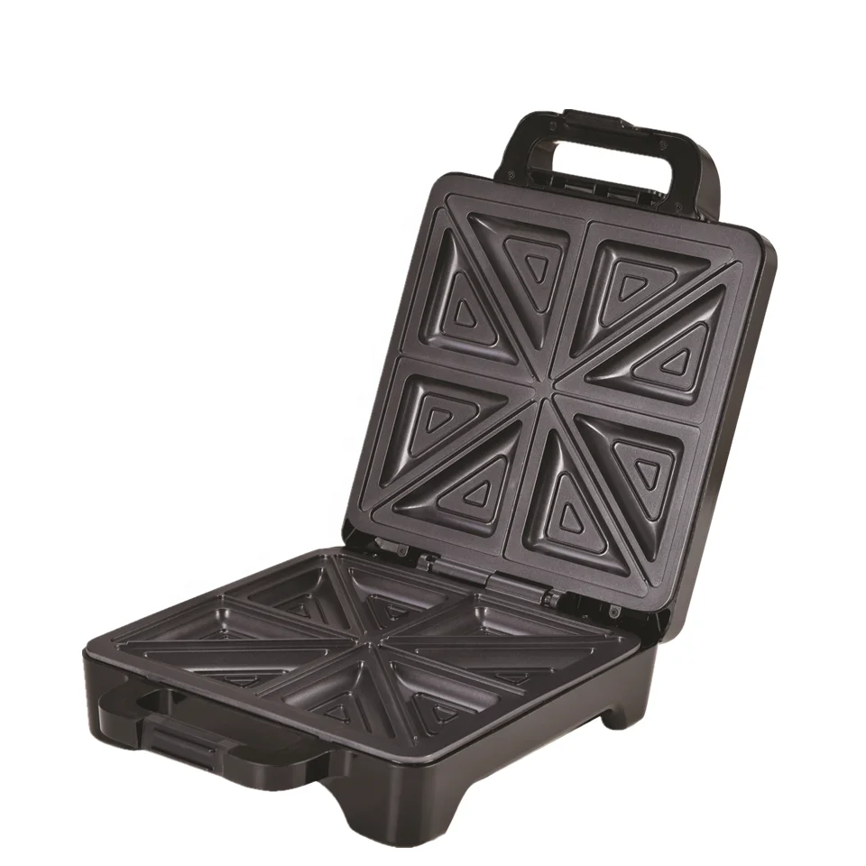 4 шт. электрический тостер сэндвич машина с запирающая крышка хлеба