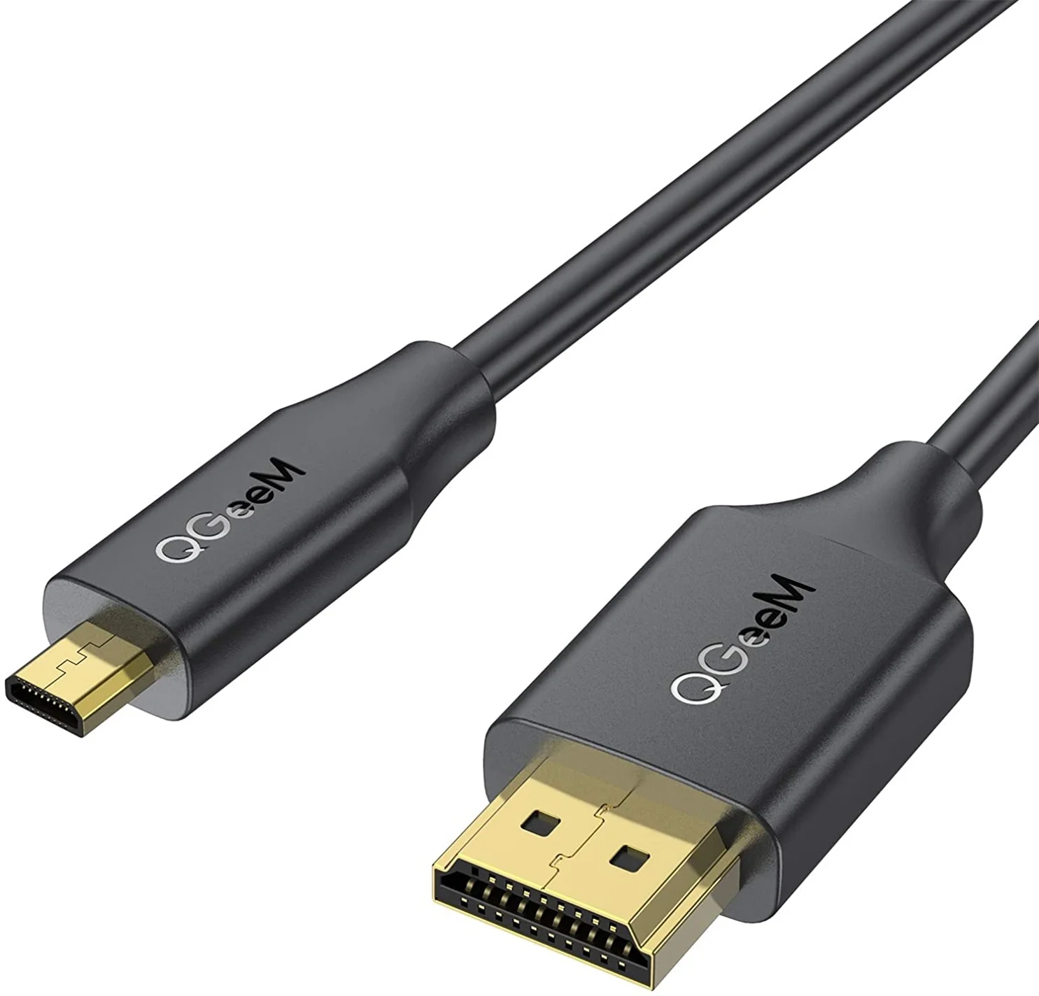 HMD I A to D Male Cable QGeeM High Speed HDM I 4K60Hz Adapter HDR 18Gbps Compatible with Sony A6000 Camera Video Capture Card