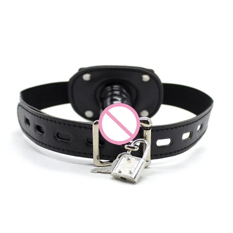 Factory Direct Sale Mouth Plug Bondage Toy Flirting Lengthened Width Penis Dildo Mouth Plugs