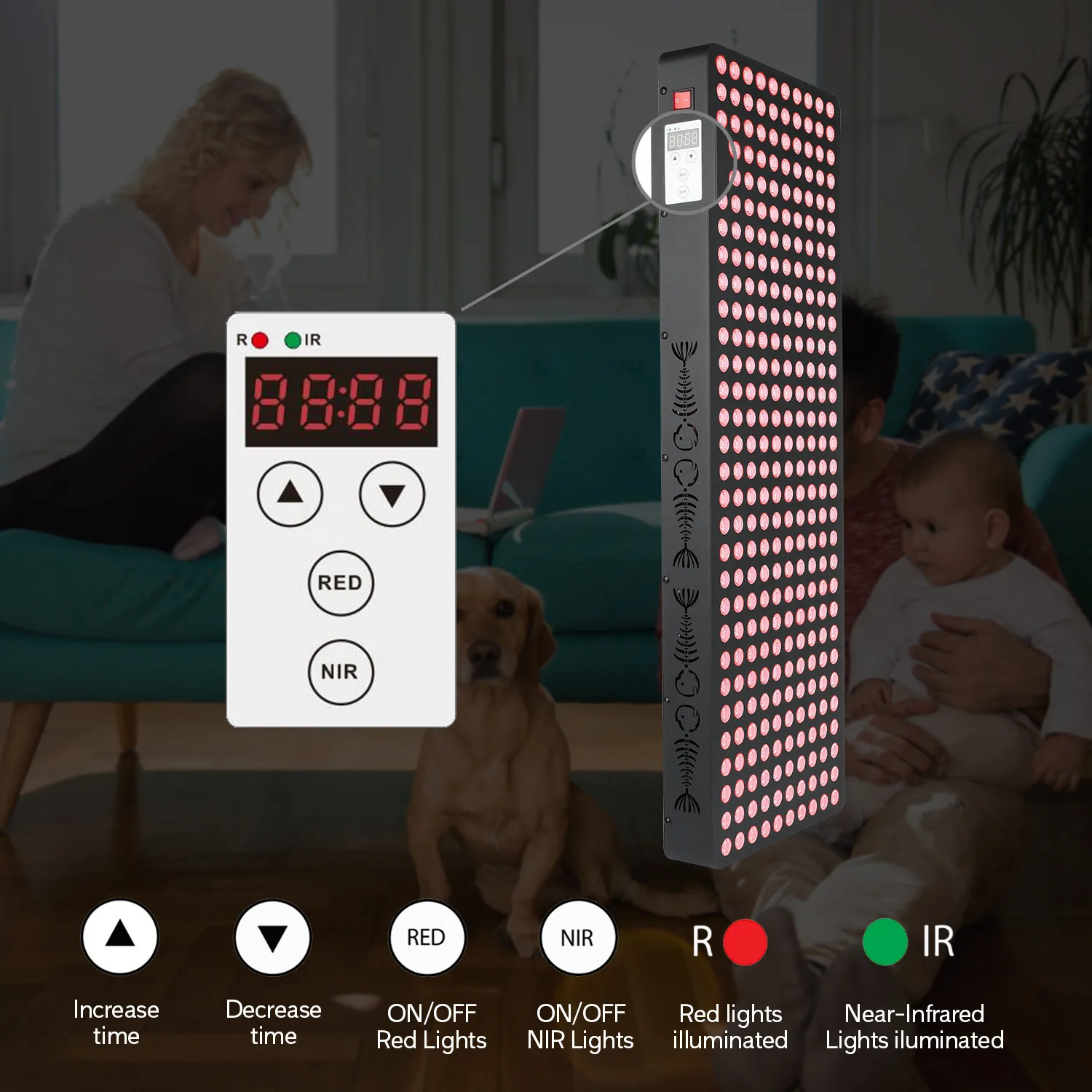 Meeyu led red light therapy led red light pain relief device