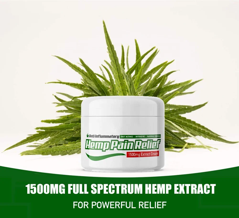  Фирменный 100% натуральный органический крем-гель конопли CBD для облегчения