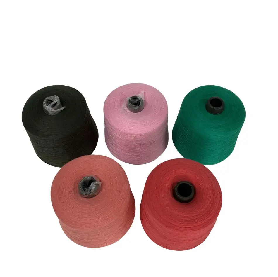 in stock for knitting sock 28s 2 polyester viscose nylon yarn cones