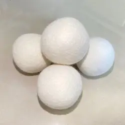 Factory Made 100% New Zealand Reusable Wool Laundry Ball Eco Laundry Clean Balls wool felt balls