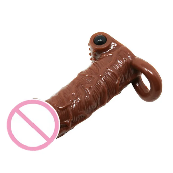 Silicone big cock sex toys bullet vibrating penis sleeve for men sex-penis-sleeves girth belt sex-penis-sleeves
