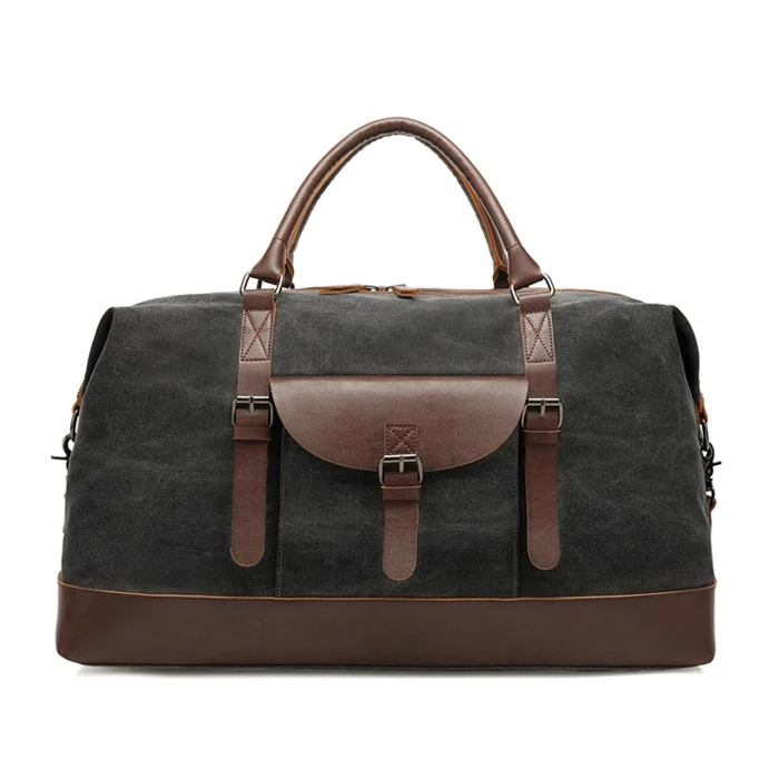 Большая Дорожная сумка из парусиновой кожи