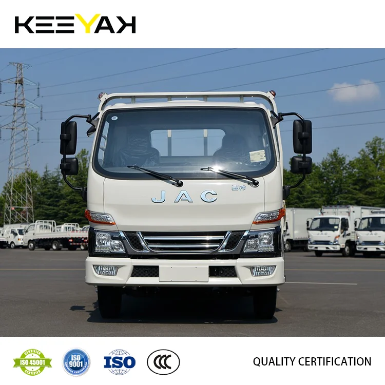 Новый грузовой автомобиль JAC 4x2 3 тонны 5 тонн 7 junling V5 дизельный грузовик cummins 150 л.с. Легкий Грузовой забор для продажи