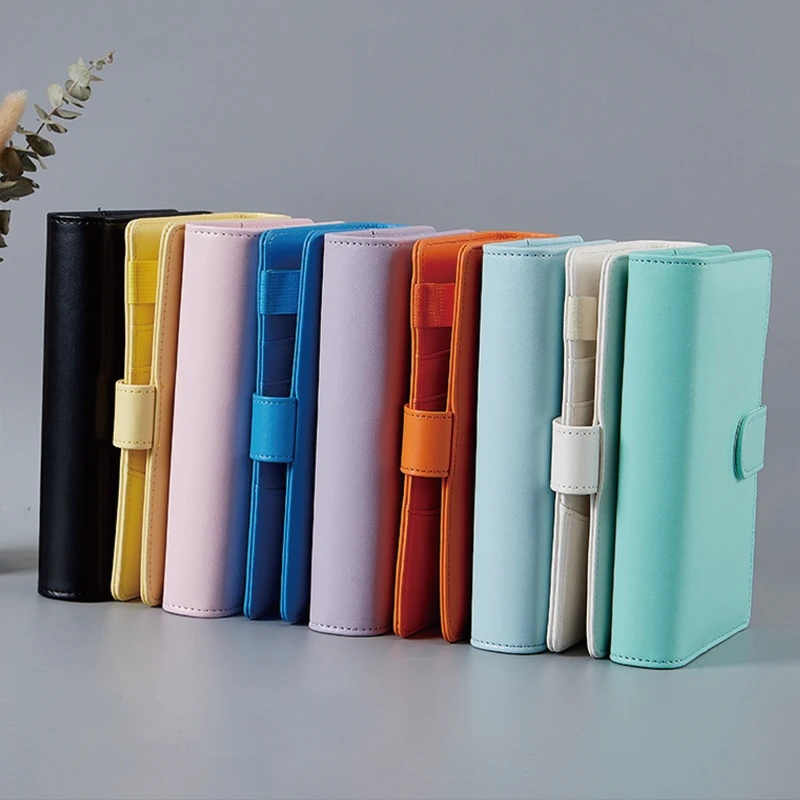 Wholesale A6 Custom Planner Money Savings Mini Metal Ring Budget Binder with Cash Tracker Zipper Envelopes