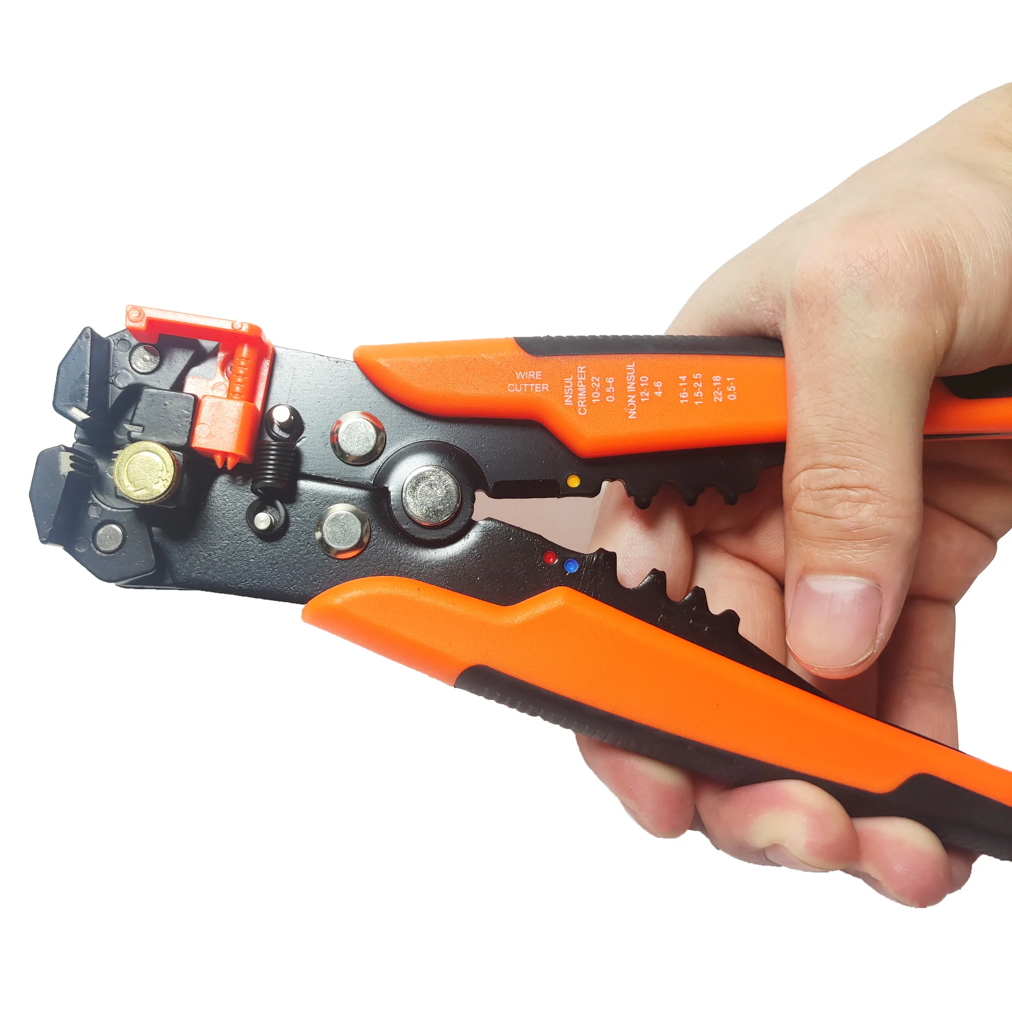 3 in 1 Heavy Duty Automatic Wire Stripping Tool Self Adjusting Wire Stripper 10-22 AWG Wire Cutter for Electrical Cable Cutting
