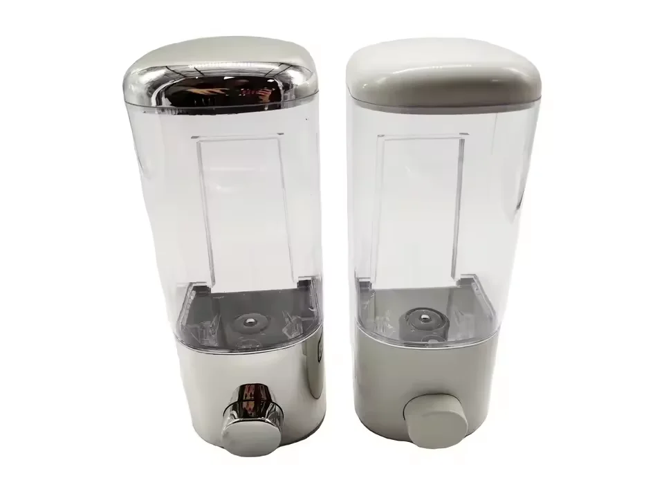 450ml chrome abs plastic hotel hand automatic liquid soap dispenser