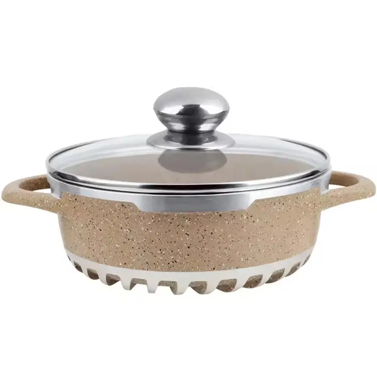Non stick cooking big pots kitchen wares wholesale cookware sets
