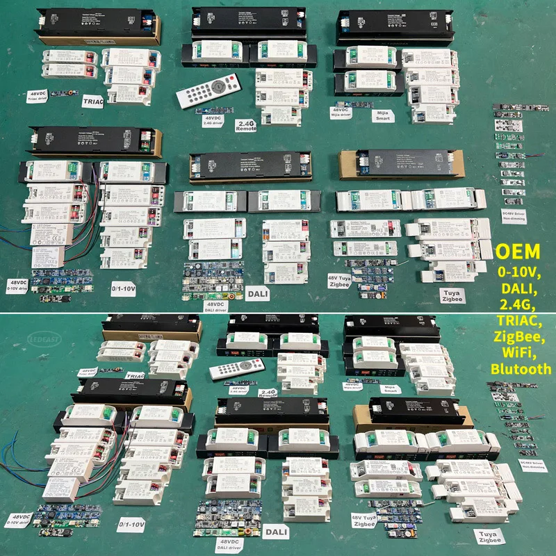 LEDEAST FZQ25W60K2C TUYA Zigbee 25W Input AC100-240V APP control 450mA 500mA 550mA 660mA Dip Switch dimmable smart LED Drive