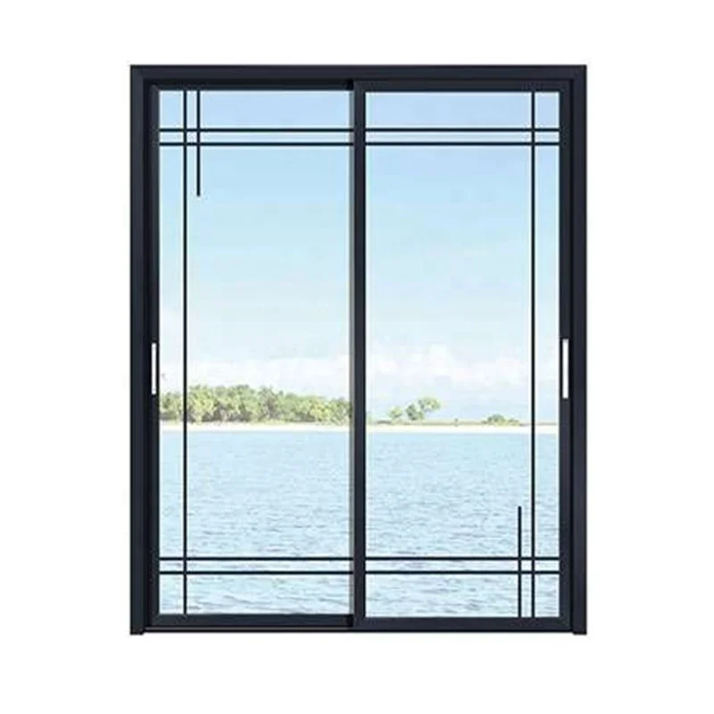 
modern house security aluminium glass sliding door coated sliding door with decorative pressure plates designs sliding door 