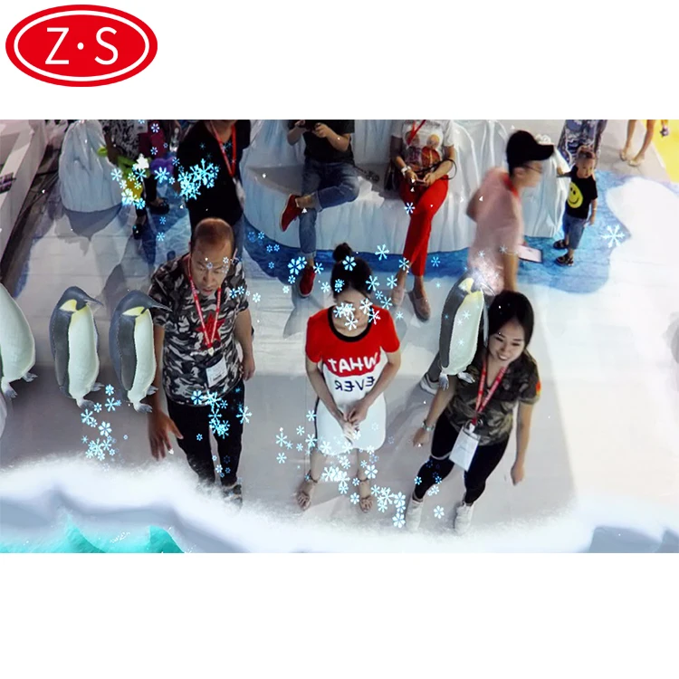 
Attractive game products interactive animal games interactive 3D wall for aquarium 