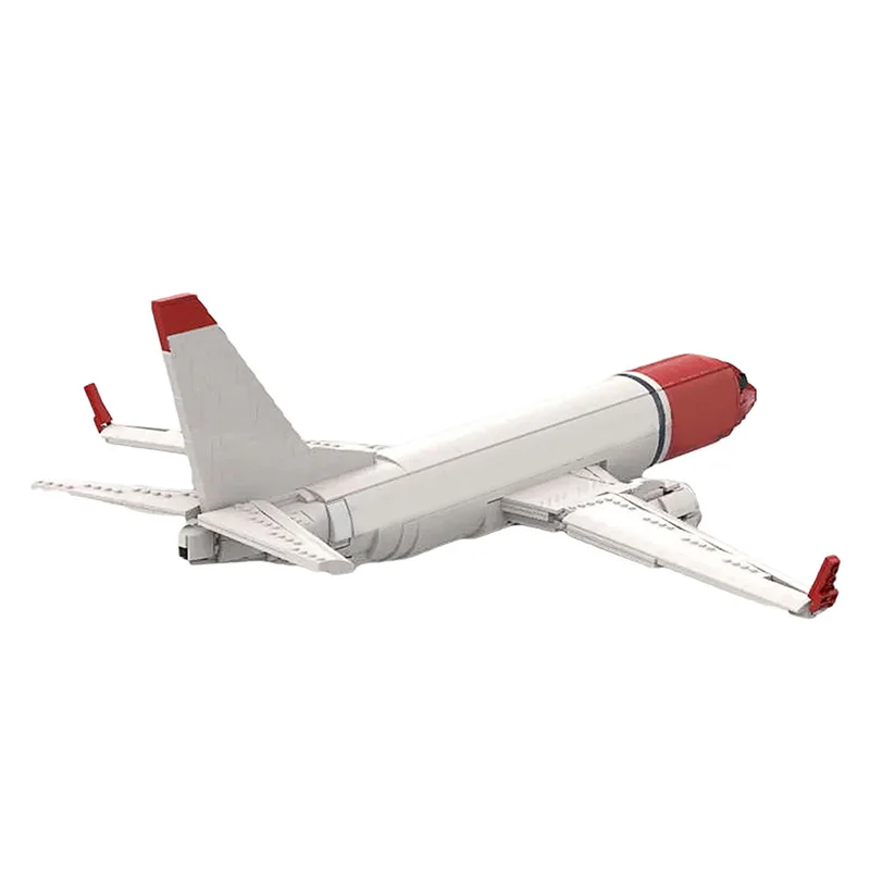 Buildmoc MOC-65055 Legoing норвежский 737-800 самолет пластмассовые развивающие строительные блоки