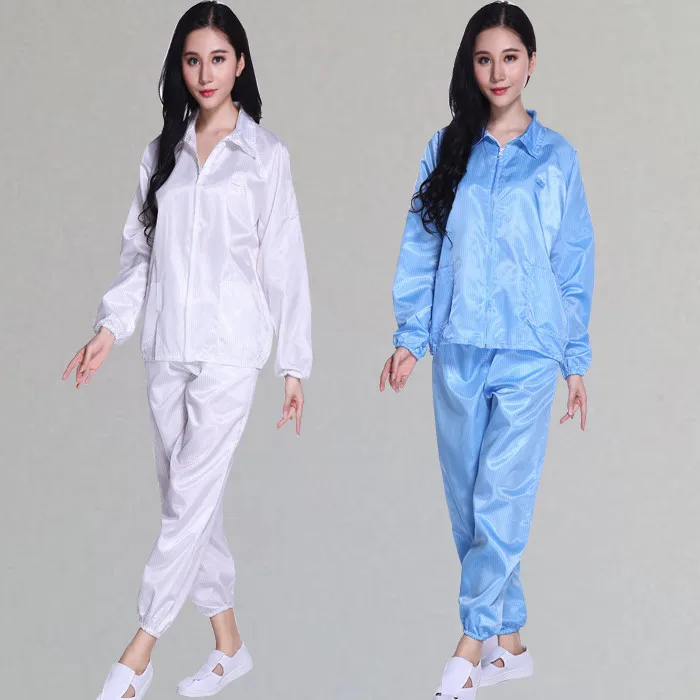 ESD Smock for Electronic Industry - Antistatic, Dust-Free, Water-Resistant, and Anti-Heat Workwear