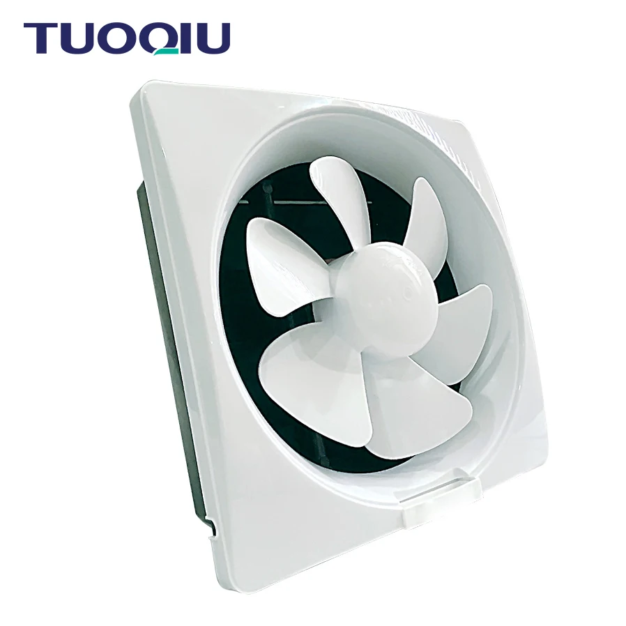 Natural Small Portable Plastic Bathroom Inline Air Window Extraction Exhaust Fan Bathroom 10 Inch Ventilation Fan