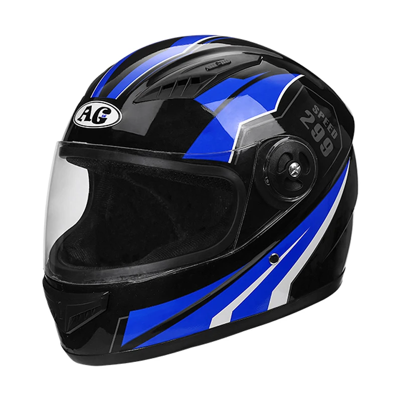 Dual Sports Motorcycle Full Face Helmets ABS Material Safety Helmet for Dual Sports