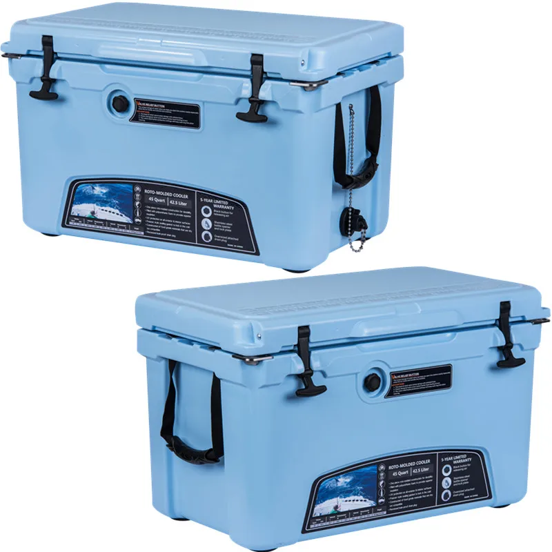 45QT пищевой пенопластовый Ланч-бокс охладитель для путешествий морозильник автомобильный охладитель ледяной ящик