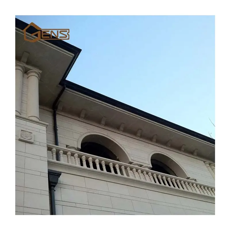 Construction material residential gutter and roofing system