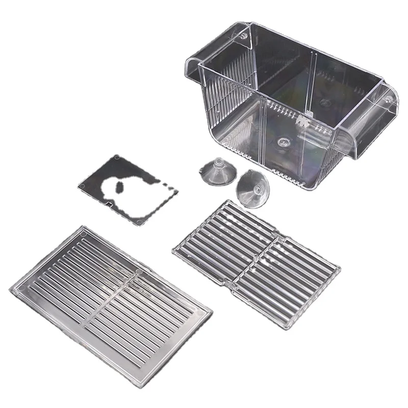 Silver sound excellentB-0472Incubator acrylic juvenile fish fish tank breeding box Guppy tropical fish isolation box