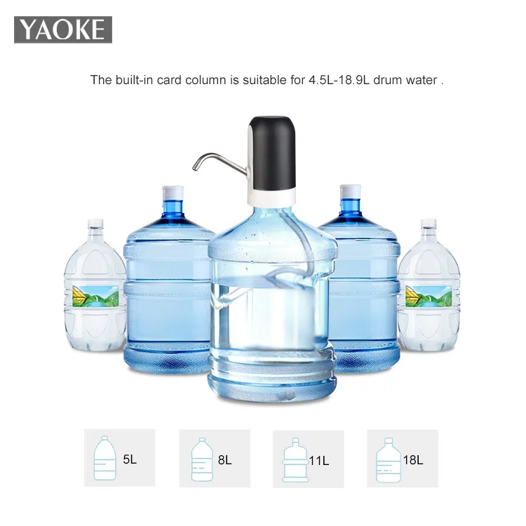 Automatic Drinking Water Portable Electric Drinking 19 Liter 20L USB Charging Water Pump for Bottle