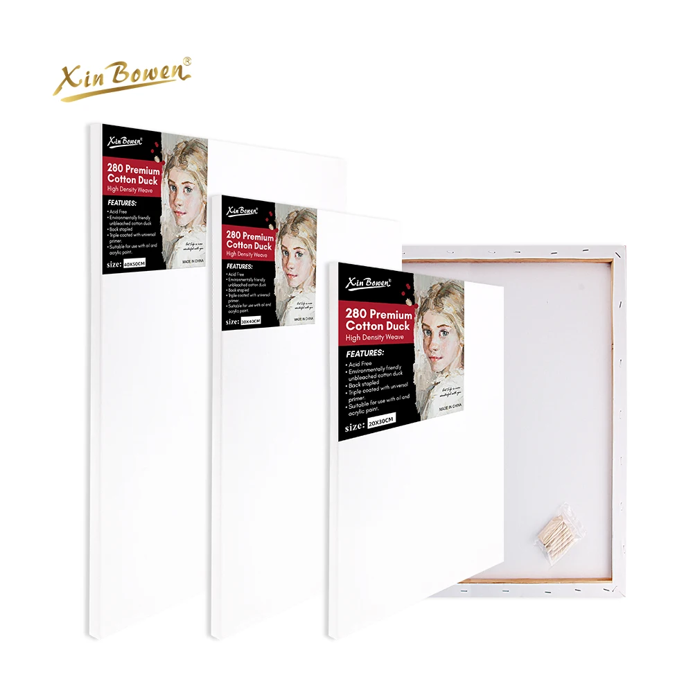 Xin Bowen Blank Canvas Board Wholesale Professional Custom Paint Canvas Painting for Beginners Artist Wood ECO Friendly