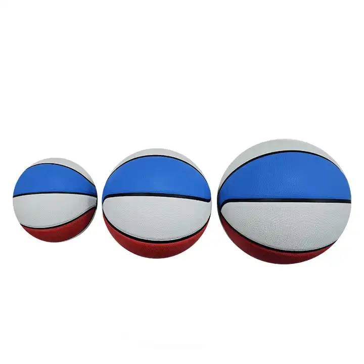 Custom Printed Official Size 7 Rubber Basketball Ball With Logo