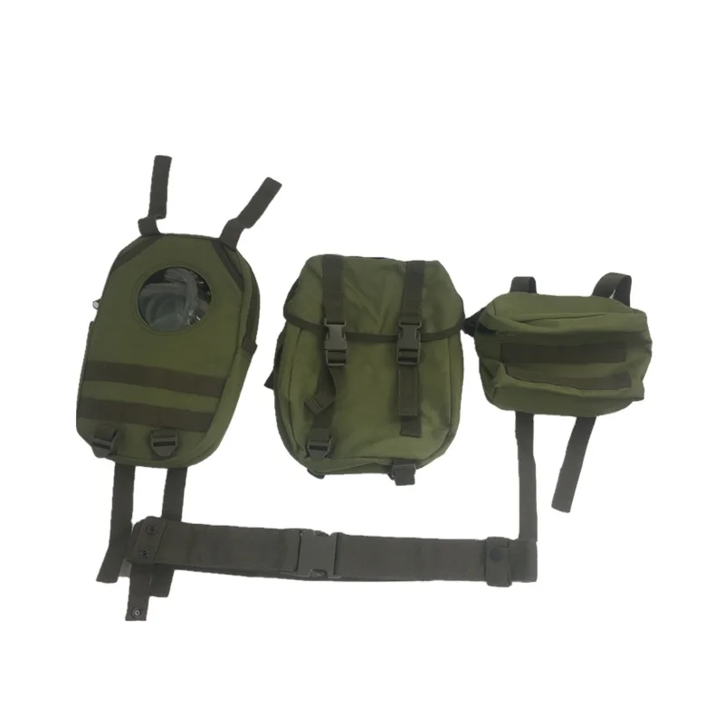 Olive Green Multifunctional Tactical Combat Training Paintball Game Vest with hydration water bladder