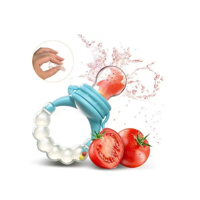 Для новорожденных и детей ясельного возраста фрукты еда Прорезыватель для зубов пищевой безопасное вспомогательное устройство подачи силиконовые соски-пустышки укусов